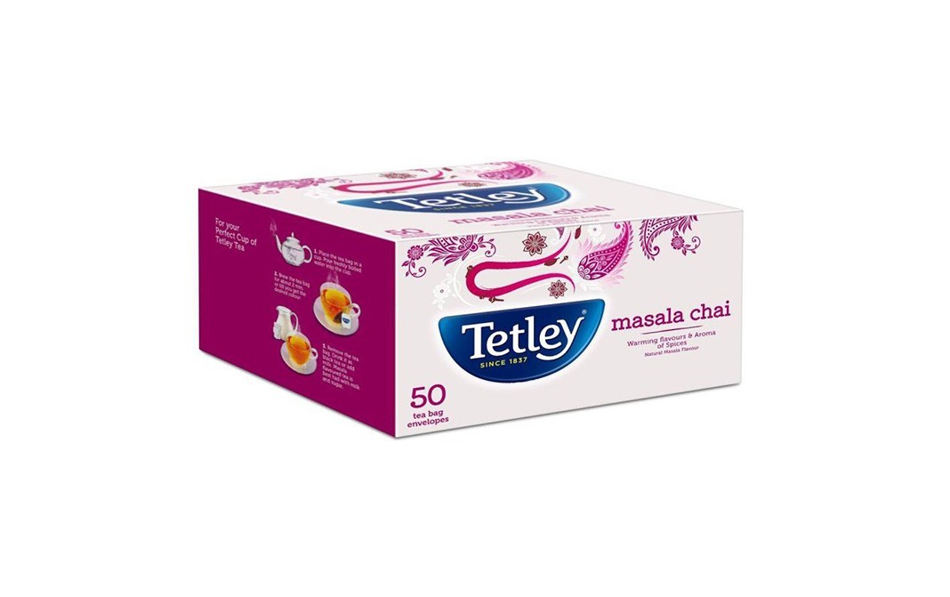 Tetley Masala Chai    Box  50 pcs